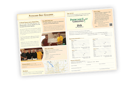 Golf brochure
