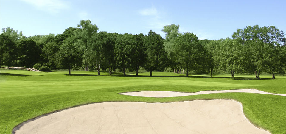 Golf field background