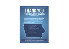 Thank You to large clinics